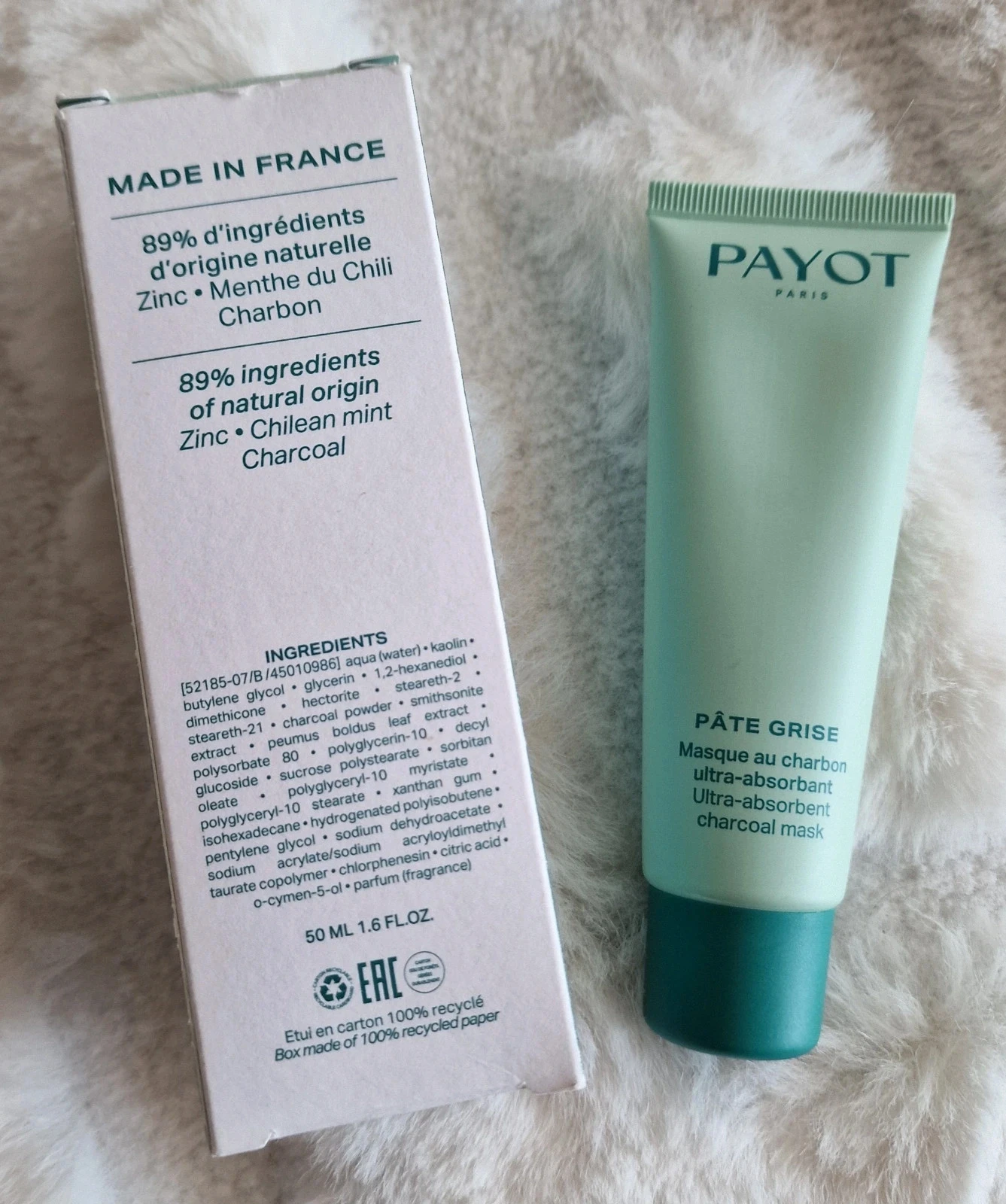 Payot Paris – Máscara Pâte Grise de Carvão Ultra-Absorvente 50 ml – photo 7